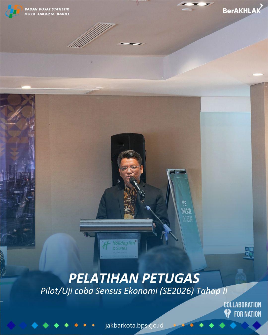 Pelatihan Petugas Pilot / Uji Coba SE2026 Jakarta Barat 