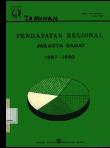 PENDAPATAN REGIONAL JAKARTA BARAT 1987-1989