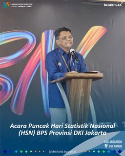 Acara Puncak Hari Statistik Nasional (HSN) BPS Provinsi DKI Jakarta 