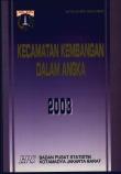 Kembangan District In Figures 2003