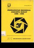 Regional Income Of Jakarta Barat 1996-1999