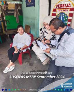 Supervision of the 2024 MSBP National Socio-Economic Survey (SUSENAS) Update