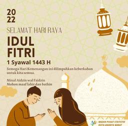 Selamat Hari Raya Idul Fitri 1 Syawal 1443 Hijriah