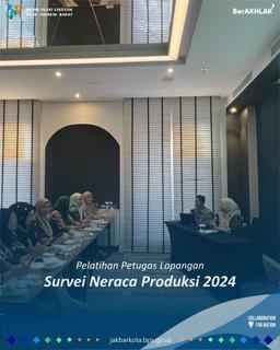 Training for Survey Officers for DKI Jakarta Province Production Balance Survey in 2024