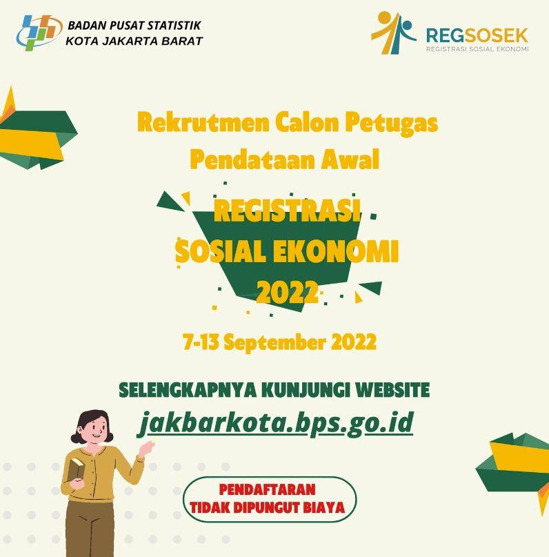 Rekrutmen Calon Petugas Pendataan Awal Registrasi Sosial Ekonomi (REGSOSEK)