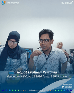 Rapat Evaluasi Pertama Pendataan Uji Coba SE2026 Tahap II DKI Jakarta