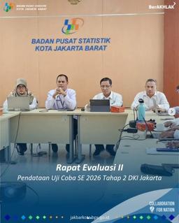 Rapat Evaluasi II - Pendataan Uji Coba SE2026 Tahap 2 DKI Jakarta