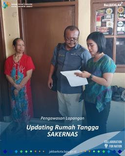 Pengawasan Lapangan Updating Rumah Tangga SAKERNAS 