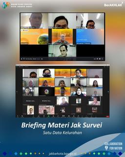 Briefing Materi JakSurvei Satu Data Kelurahan