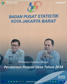 Pembukaan Pelatihan Petugas Pendataan Potensi Desa Tahun 2024