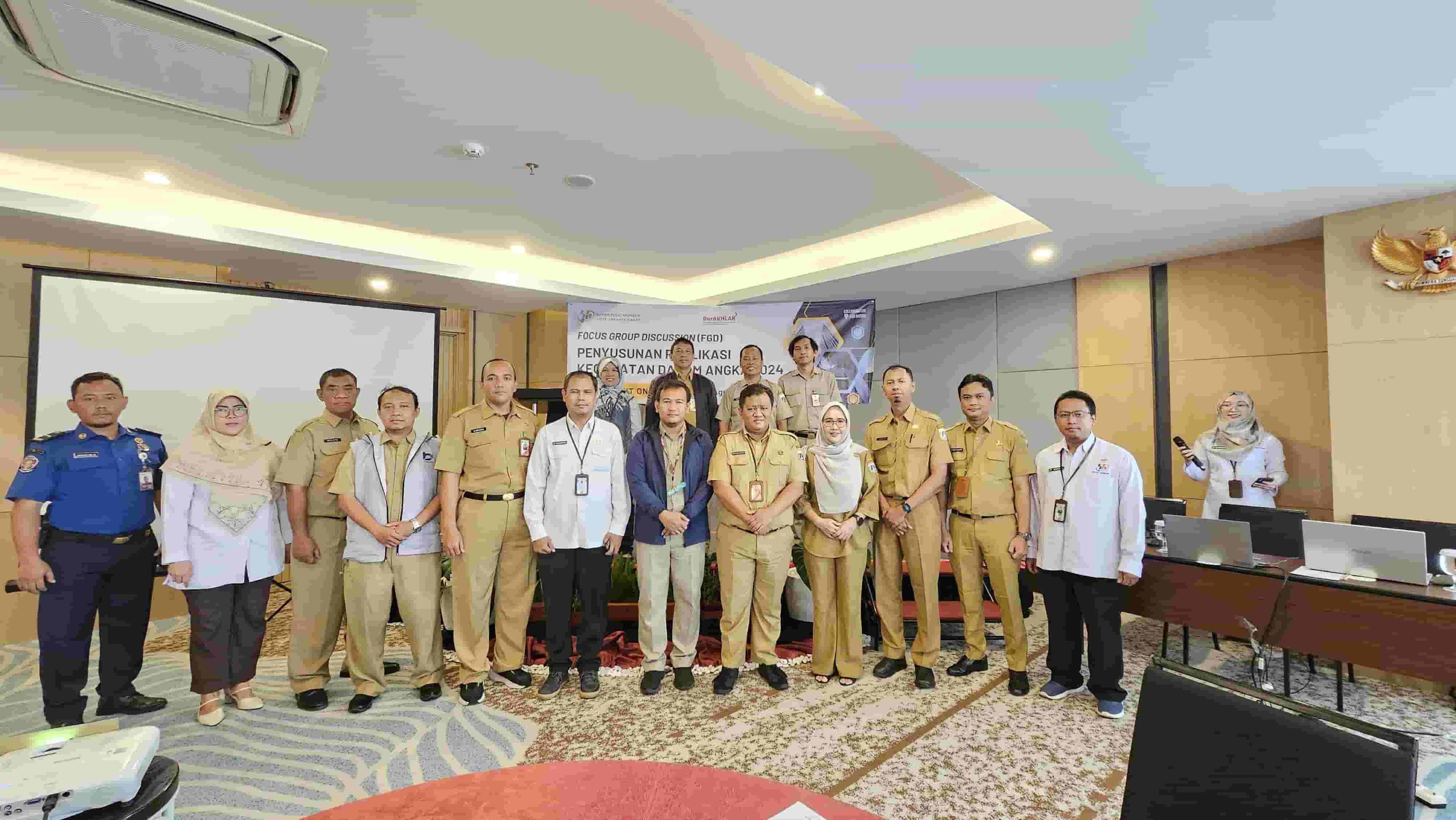 Focus Group Discussion (FGD) penyusunan publikasi Kecamatan Dalam Angka 2024