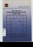 Kembangan District In Figures 2001