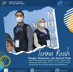 Terima kasih kepada semua pihak yang berpartisipasi dalam kegiatan SP2020 Lanjutan