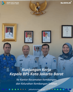 Kunjungan kerja Kepala BPS Jakarta Barat dalam rangka Pembinaan Desa Cantik