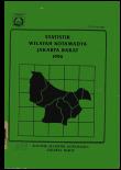 STATISTIK WILAYAH KOTAMADYA JAKARTA BARAT 1996