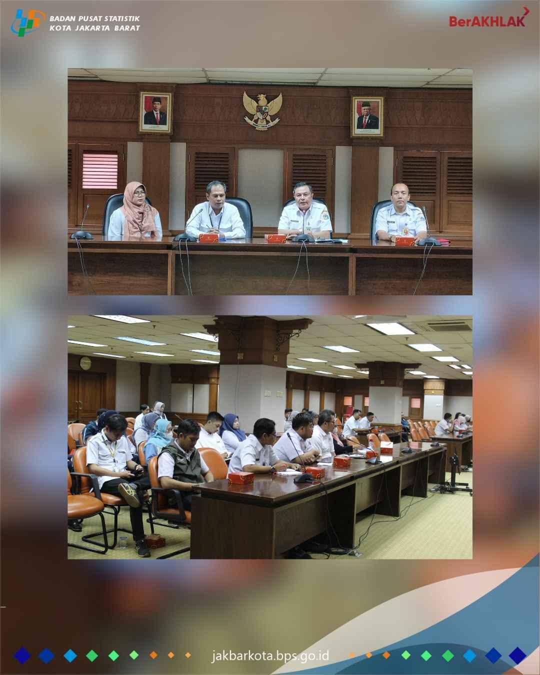 Rapat Koordinasi Pengumpulan Data Publikasi Kota Jakarta Barat Dalam Angka 2024