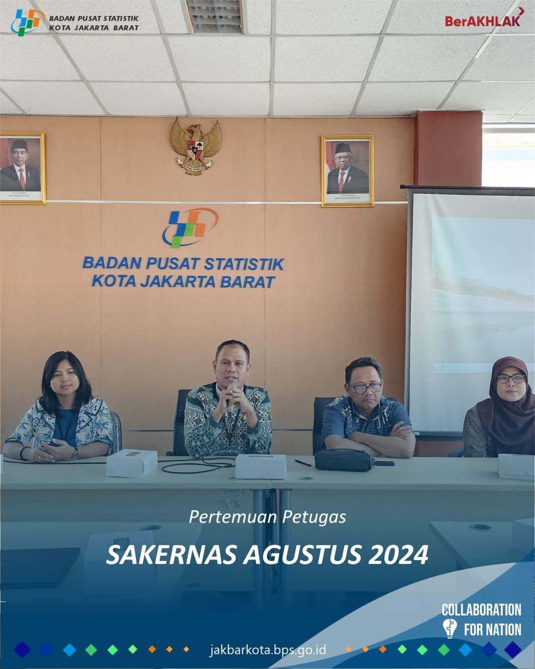 Monitoring dan Evaluasi Sakernas Agustus 2024