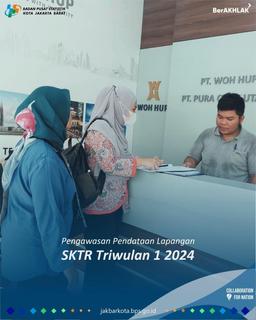 Pengawasan Pendataan Lapangan Survei Perusahaan Konstruksi Triwulanan (SKTR) Triwulan 1 Tahun 2024