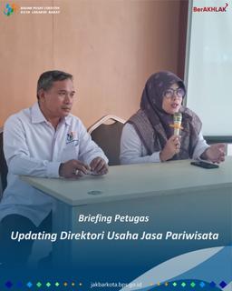 Briefing Updating Direktori Usaha Jasa Pariwisata